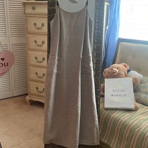 Maxi 100% linen Ann Taylor dress size what size 2